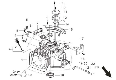 KARCHER G2700DCE Engine Parts